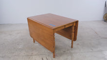 Load and play video in Gallery viewer, Vintage Taylor-Jamestown Solid Maple Drop Leaf Dining Table
