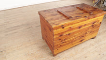 Load and play video in Gallery viewer, Large Cedar Blanket Box / Trunk
