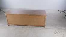 Load and play video in Gallery viewer, Antique Solid Wood Blanket Chest Trunk with Lift Top Storage
