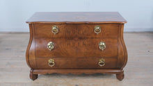 Load and play video in Gallery viewer, Baker Furniture Louis XV Style Burled Walnut Bombay Chest
