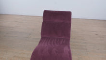 Load and play video in Gallery viewer, Modern Chaise Lounge – Plum Purple
