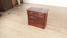 Load and play video in Gallery viewer, Antique Wash Cabinet with Marble Top
