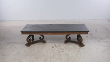 Load and play video in Gallery viewer, Slate Top Scroll Base Coffee Table
