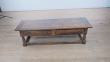 Load and play video in Gallery viewer, Oak Coffee Table with Drawers - Globe
