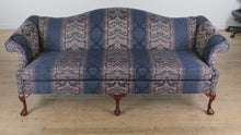 Load and play video in Gallery viewer, Chippendale-Style Camelback Sofa with Claw-and-Ball Feet
