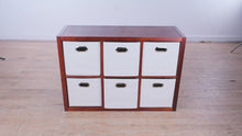 Load and play video in Gallery viewer, 6-Cube Storage Organizer with Fabric Bins
