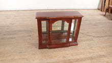 Load and play video in Gallery viewer, Smaller Cherry Illuminated Display Cabinet - Broyhill
