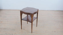 Load and play video in Gallery viewer, Vintage Grand Rapids Furniture Co Inlaid Wood Side Table
