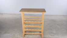 Load and play video in Gallery viewer, Solid Wood Wine Rack Console Table with Bottle Storage
