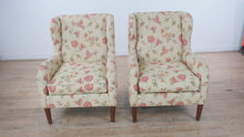 Load and play video in Gallery viewer, Pair of Joe Ruggiero Collection Wingback Chairs

