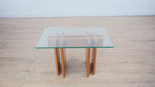 Load and play video in Gallery viewer, MCM Danish Teak Glass Top Side Table by Komfort
