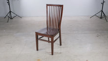 Load and play video in Gallery viewer, Pier 1 Imports Wood Dining Chair Slat Back
