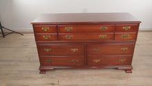 Load and play video in Gallery viewer, Candlelight Cherry 10-Drawer Dresser - Pennsylvania House 1
