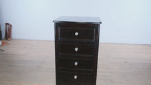 Load and play video in Gallery viewer, Carlyle Lingerie Chest – Almost Black Finish
