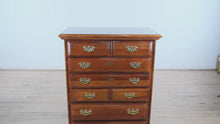 Load and play video in Gallery viewer, Lexington “Savannah Court” Cherry Chest of Drawers
