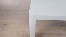 Load and play video in Gallery viewer, Modern Off-White Table with Rounded Legs – 60&quot; x 36&quot;
