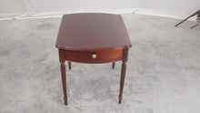 Load and play video in Gallery viewer, Cherry Side Table with Reeded Legs by Lane
