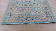 Load and play video in Gallery viewer, Unique Loom Graham Collection Blue Medallion Area Rug – 8' x 10' Traditional Persian Style Rug

