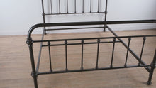 Load and play video in Gallery viewer, Rue de Main Metal Queen Size Bed
