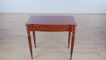 Load and play video in Gallery viewer, Bombay Company Burled Wood Flip-Top Game Table
