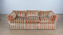 Load and play video in Gallery viewer, Mid-Century Henredon Sofa – Velvet Velour Upholstery
