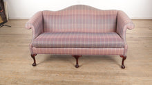 Load and play video in Gallery viewer, Apple Gayles Soft Purple Chippendale Sofa
