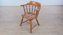 Load and play video in Gallery viewer, Hale Company Colonial Style Solid Maple Windsor Writing Arm Chair
