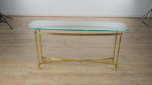 Load and play video in Gallery viewer, Hatler Gold Console Table
