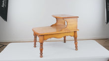 Load and play video in Gallery viewer, Vintage Double Tiered Side Table
