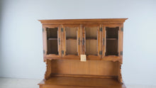 Load and play video in Gallery viewer, Tell City Young Republic Solid Hard Rock Maple Hutch Buffet
