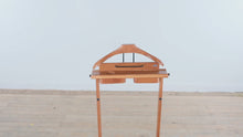 Load and play video in Gallery viewer, Aris Wooden Valet Stand Men's Clothes Butler with Accessory Trays
