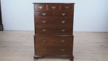 Load and play video in Gallery viewer, Mahogany Chest on Chest by Craftique – 0925
