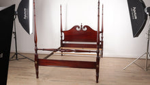 Load and play video in Gallery viewer, Mahogany Autumn Full Size Poster Bed
