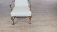 Load and play video in Gallery viewer, McGregor Ivory Formal Arm Chair – Elegant Carved Detail
