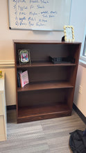 Load and play video in Gallery viewer, Wooden Bookcase with Adjustable Shelves – 36x48
