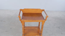 Load and play video in Gallery viewer, Antique Style Solid Wood One Drawer Washstand Side Table

