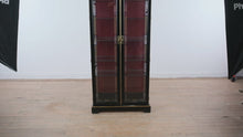 Load and play video in Gallery viewer, American of Martinsville Asian Style Lacquered Display Cabinet
