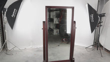 Load and play video in Gallery viewer, Empire Style Mahogany Cheval Mirror by Continental Furniture
