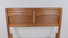 Load and play video in Gallery viewer, Solid Oak Queen and Full Size Adjustable Headboard
