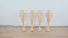 Load and play video in Gallery viewer, Unfinished Ornate Ball &amp; Claw Table Legs – Set of 4 (Online Exclusive)
