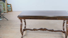 Load and play video in Gallery viewer, Rustic Folding Console to Dining Table – Expandable Trestle Base Design
