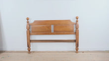 Load and play video in Gallery viewer, Solid Oak Full Size Panel Headboard
