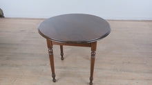Load and play video in Gallery viewer, Antique Round Solid Wood Table
