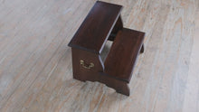 Load and play video in Gallery viewer, Ethan Allen Georgian Court Mahogany Bedsteps
