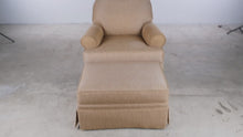 Load and play video in Gallery viewer, Ethan Allen Swivel Rocker Lounge Chair with Matching Ottoman
