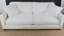 Load and play video in Gallery viewer, 92 Inch Contemporary Upholstered Sofa Linen Fabric Deep Seat
