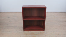 Load and play video in Gallery viewer, Compact Wood Bookcase Open Shelf Storage Cabinet Two Tier
