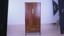 Load and play video in Gallery viewer, Rare John Widdicomb Mid-Century Gentleman’s Chest – 70.5” Tall
