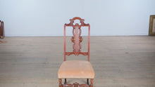 Load and play video in Gallery viewer, Antique Carved Baroque Revival Side Chair with Upholstered Seat
