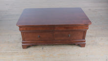 Load and play video in Gallery viewer, Kincaid Solid Wood Coffee Table with Four Drawers
